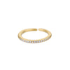 Mini Colorful Zircon Rings for Women Open Solid Band Stainless Steel Ring 2023 Trend  Engagement Wedding Jewelry anillos