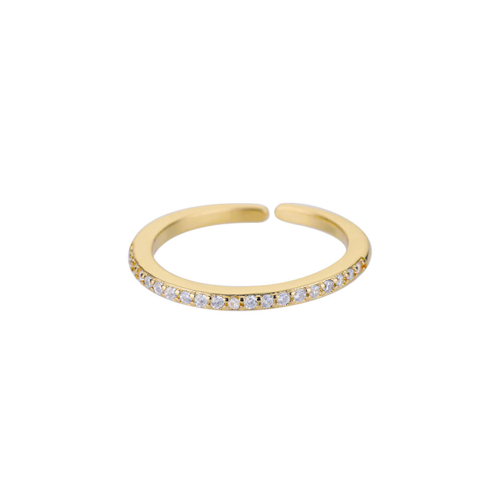 Mini Colorful Zircon Rings for Women Open Solid Band Stainless Steel Ring 2023 Trend  Engagement Wedding Jewelry anillos