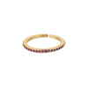 Mini Colorful Zircon Rings for Women Open Solid Band Stainless Steel Ring 2023 Trend  Engagement Wedding Jewelry anillos