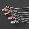 Mini Hip-hop Sneaker Pendant Necklace Cool Collar Male Street Style Rapper Cute Necklace Christmas Gift For Friend
