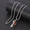 Mini Hip-hop Sneaker Pendant Necklace Cool Collar Sports Shoes Necklaces Jewelry With Box Chain For Him Gift