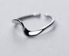 Minima 100% Real. 925 Sterling Silver Jewelry Twisted Wave Geometric Midi Knuckle Toe Ring Adjustable GTLJ1241