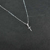 Minimalist Cross Moon Pendant Necklace Women Bohemian Metal Jewelry Silver Color Chain Choker Female Party Gift Bijoux Collares