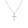 Minimalist Cross Moon Pendant Necklace Women Bohemian Metal Jewelry Silver Color Chain Choker Female Party Gift Bijoux Collares