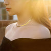 Minimalist Gold Color Women's Neck Chain Choker Necklace Clavicle  Jewelry on The Neck Pendant 2021 Chocker Collar for Girl