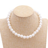 Minimalist Imitation Pearl Choker Necklace For Women Jewelry Bridesmaid Chain Necklace Jewelry