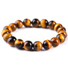 Minimalist Natural Stone Beads Tiger Eye Bracelet 4 Size Beaded Mens Buddha Braclet For Male Yoga Handmade Jewelry Homme Bijoux