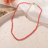 Minimalist Seed Beads Necklaces Women Chic Black String Beaded Neck Chain Choker Necklace Jewelry Charms Femme Collar