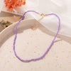 Minimalist Seed Beads Necklaces Women Chic Black String Beaded Neck Chain Choker Necklace Jewelry Charms Femme Collar