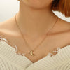 Miss JQ  Cute Small Moon Chokers Necklace for Women Gold Accessories Collares Moon Phase Clavicle Chains Necklaces Bijoux Gift