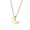 Miss JQ  Cute Small Moon Chokers Necklace for Women Gold Accessories Collares Moon Phase Clavicle Chains Necklaces Bijoux Gift