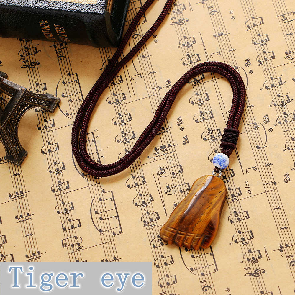 rose 8 color Natural stone cute little baby foot feet footprint necklaces & pendants statement jewelry for women Agate