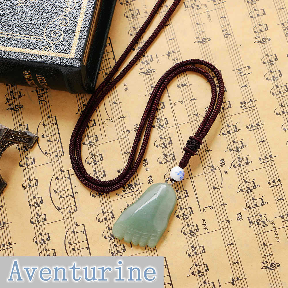 rose 8 color Natural stone cute little baby foot feet footprint necklaces & pendants statement jewelry for women Agate