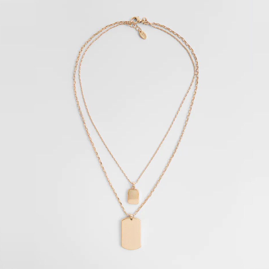 Miwens Za Design Metal Pack Medallion Necklace Women Christmas Jewelry Bohemia Maxi Heart Chians Pendant Necklaces