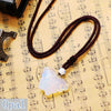Mix Color Natural Stone Butterfly Shape Charm Pendant Fit Necklace For Jewelry Making DIY 4*3cm Nylon rope pendant Long Necklace