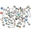 Mixed Random Delivery Rainbow Style Beads Charms Fit Original Bracelets Necklace For Women Kids DIY Jewelry Making