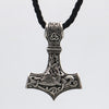Mjolnir Thor Hammer Pendant Talisman Amulet Jewelry Viking Necklace Men Accesorios Neckless Mujer