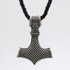 Mjolnir Thor Hammer Pendant Talisman Amulet Jewelry Viking Necklace Men Accesorios Neckless Mujer