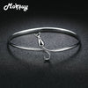 Lovly Cat Design 100% 925 Sterling Silver Adjustable Bracelet & Bangle Cute Fine Jewelry For Women Anti Allergy MBHY002