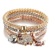2020 New Fashion Bracelets Bangles Jewelry Gold Color Chain Bracelet Round Hollow Charm Bracelets For Women
