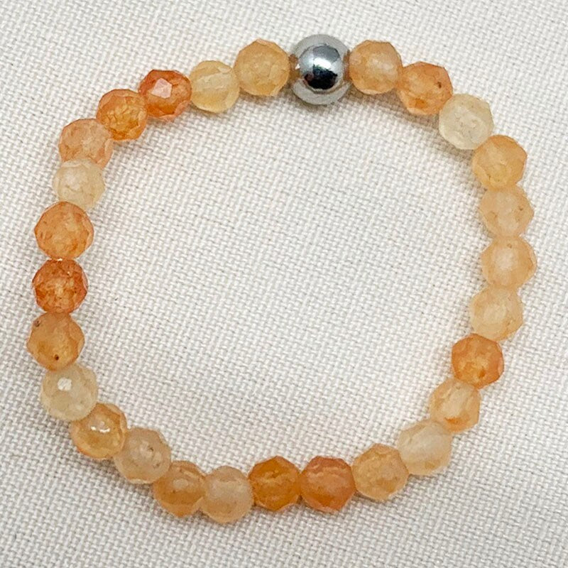 Momiji Bohemian Bead Rings Section Multi Color Natural Stone Jewelry Handmade Gifts Women Girls Wedding Rings Elastic Adjustable