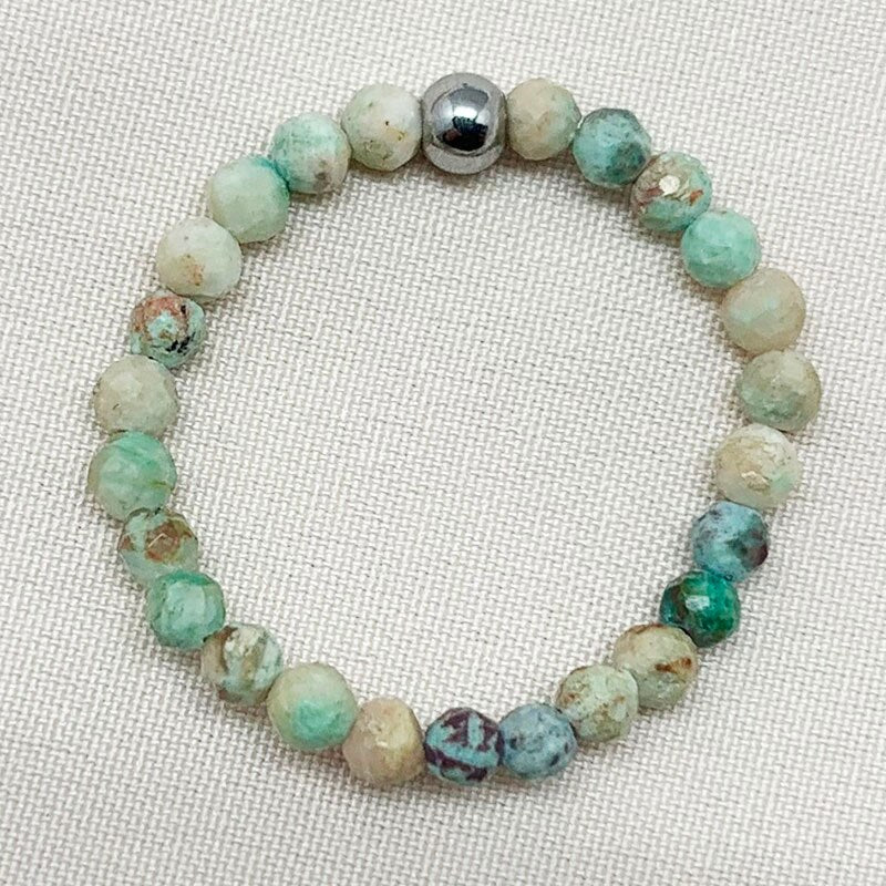 Momiji Bohemian Bead Rings Section Multi Color Natural Stone Jewelry Handmade Gifts Women Girls Wedding Rings Elastic Adjustable