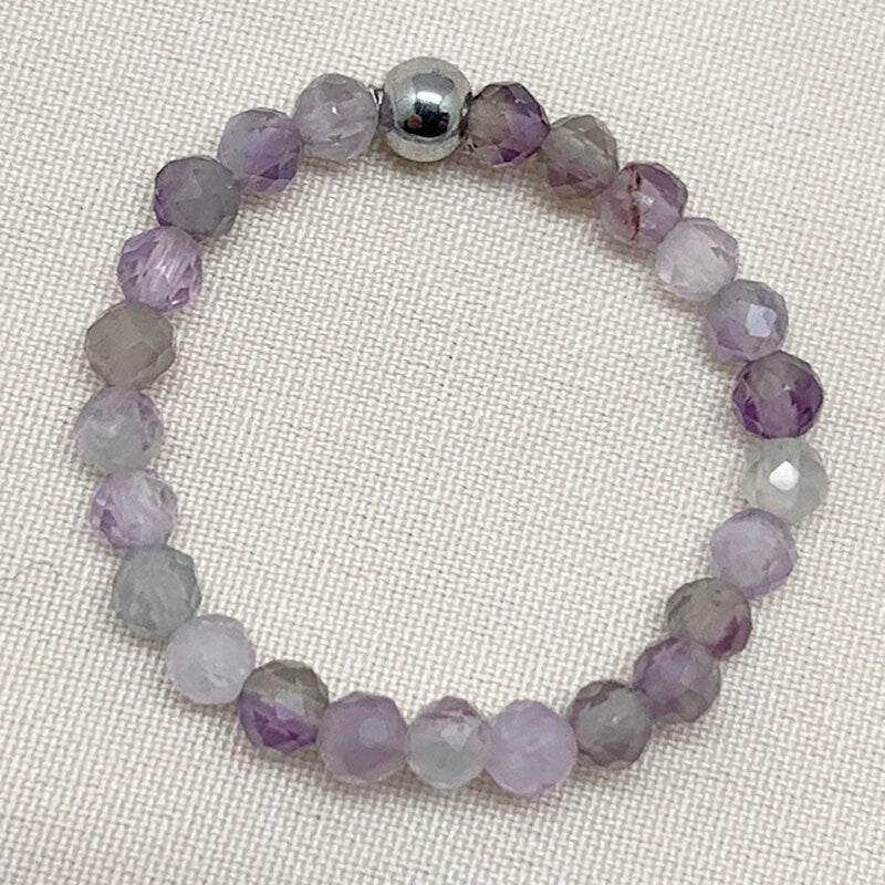 Momiji Bohemian Bead Rings Section Multi Color Natural Stone Jewelry Handmade Gifts Women Girls Wedding Rings Elastic Adjustable