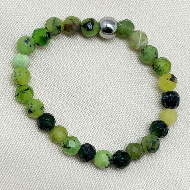 Momiji Bohemian Bead Rings Section Multi Color Natural Stone Jewelry Handmade Gifts Women Girls Wedding Rings Elastic Adjustable