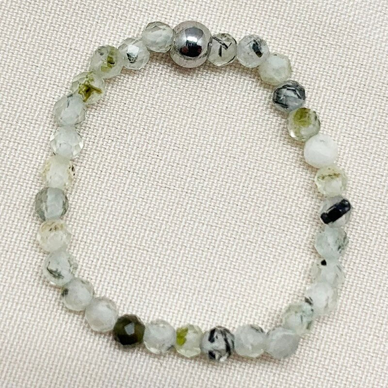 Momiji Bohemian Bead Rings Section Multi Color Natural Stone Jewelry Handmade Gifts Women Girls Wedding Rings Elastic Adjustable