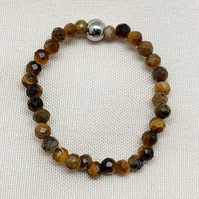 Momiji Bohemian Bead Rings Section Multi Color Natural Stone Jewelry Handmade Gifts Women Girls Wedding Rings Elastic Adjustable