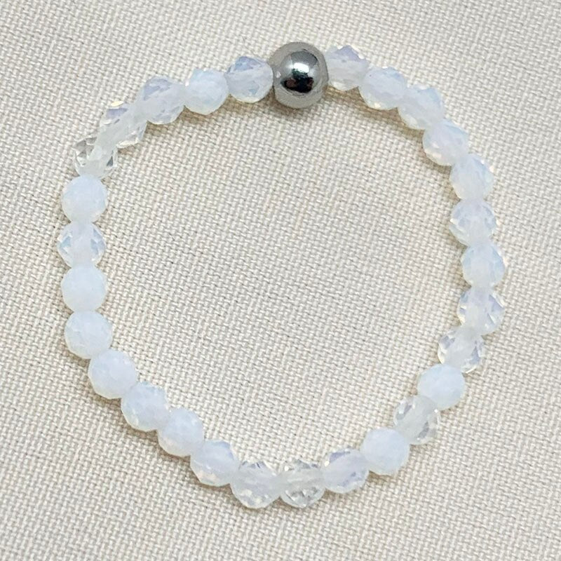 Momiji Bohemian Bead Rings Section Multi Color Natural Stone Jewelry Handmade Gifts Women Girls Wedding Rings Elastic Adjustable