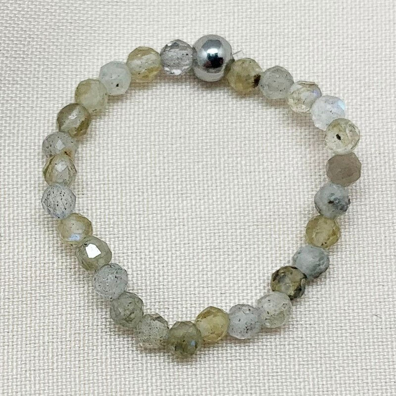 Momiji Bohemian Bead Rings Section Multi Color Natural Stone Jewelry Handmade Gifts Women Girls Wedding Rings Elastic Adjustable