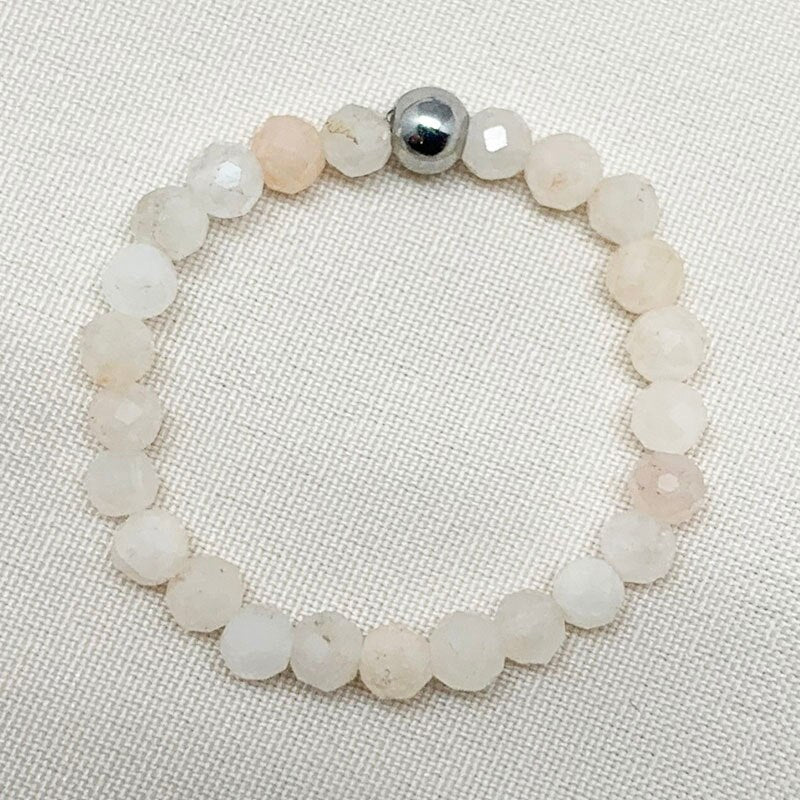 Momiji Bohemian Bead Rings Section Multi Color Natural Stone Jewelry Handmade Gifts Women Girls Wedding Rings Elastic Adjustable