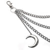 Moon Pendant Chain On The Jeans Pants Women Punk Keychains for Men Egirl eBoy Harajuku Grunge  Accessories