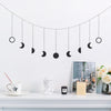 Moon Shining Phase Garland Decoration Chains Boho Gold Wall Hanging Ornaments Support  Decoracion Habitacion