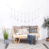 Moon Shining Phase Garland Decoration Chains Boho Gold Wall Hanging Ornaments Support  Decoracion Habitacion
