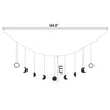 Moon Shining Phase Garland Decoration Chains Boho Gold Wall Hanging Ornaments Support  Decoracion Habitacion