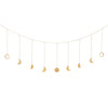 Moon Shining Phase Garland Decoration Chains Boho Gold Wall Hanging Ornaments Support  Decoracion Habitacion