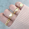 Moon Star Matching Rings for Women Anillos Mujer Gold Ring Set Bagues Girls Anillo Bohemian Jewellery Slytherin Accessories