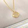 Moon Star Necklace Women Stainless Steel Cubic Zirconia Star Pendant Necklaces For Women Goth Crystal Aesthetic Jewelry collier