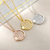 Moon Star Necklace Women Stainless Steel Cubic Zirconia Star Pendant Necklaces For Women Goth Crystal Aesthetic Jewelry collier