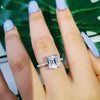 2020 new design  925 sterling silver ring for women wedding engagement finger jewelry R4338S