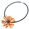 Most Popluar Brown Shell Flower Choker Necklace Girls Women Jewelry