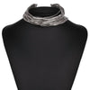 Most Popular Women Jewelry Accessories Punk Gold&Silver Color Multi Layer Alloy Chain Choker Necklace for Party Gift