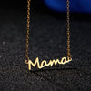 Mother&#39;s Day Mama Letter Pendant Necklace For Women 3 Colors Mom Nameplate Clavicle Chain Choker Personality Jewelry Gifts