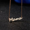 Mother&#39;s Day Mama Letter Pendant Necklace For Women 3 Colors Mom Nameplate Clavicle Chain Choker Personality Jewelry Gifts
