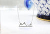 Mount Everest China Outdoor Scenery Mountain Peaks Hills Necklace Exotic Paris Style Nature Snow Mountain Top Charm Necklace