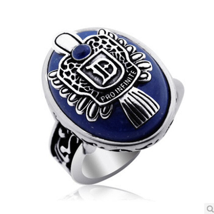 Movie Finger Ring The Vampire Diaries Ring Anillos Salvatore Damon Reborn Rings  Cosplay Gift Accessories