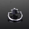 Movie surroundings Elena Crystal Cat's Eye Stone Inlaid Ring Women's Ring Metal Ring Accessories Party Jewelry Size 6-12