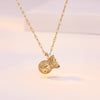 Ms Rose Gold Money Bag Necklace Exquisite Neck Decoration Lady Stainless Steel Jewelry Cute Cool Charm Girl 2021 Pendant
